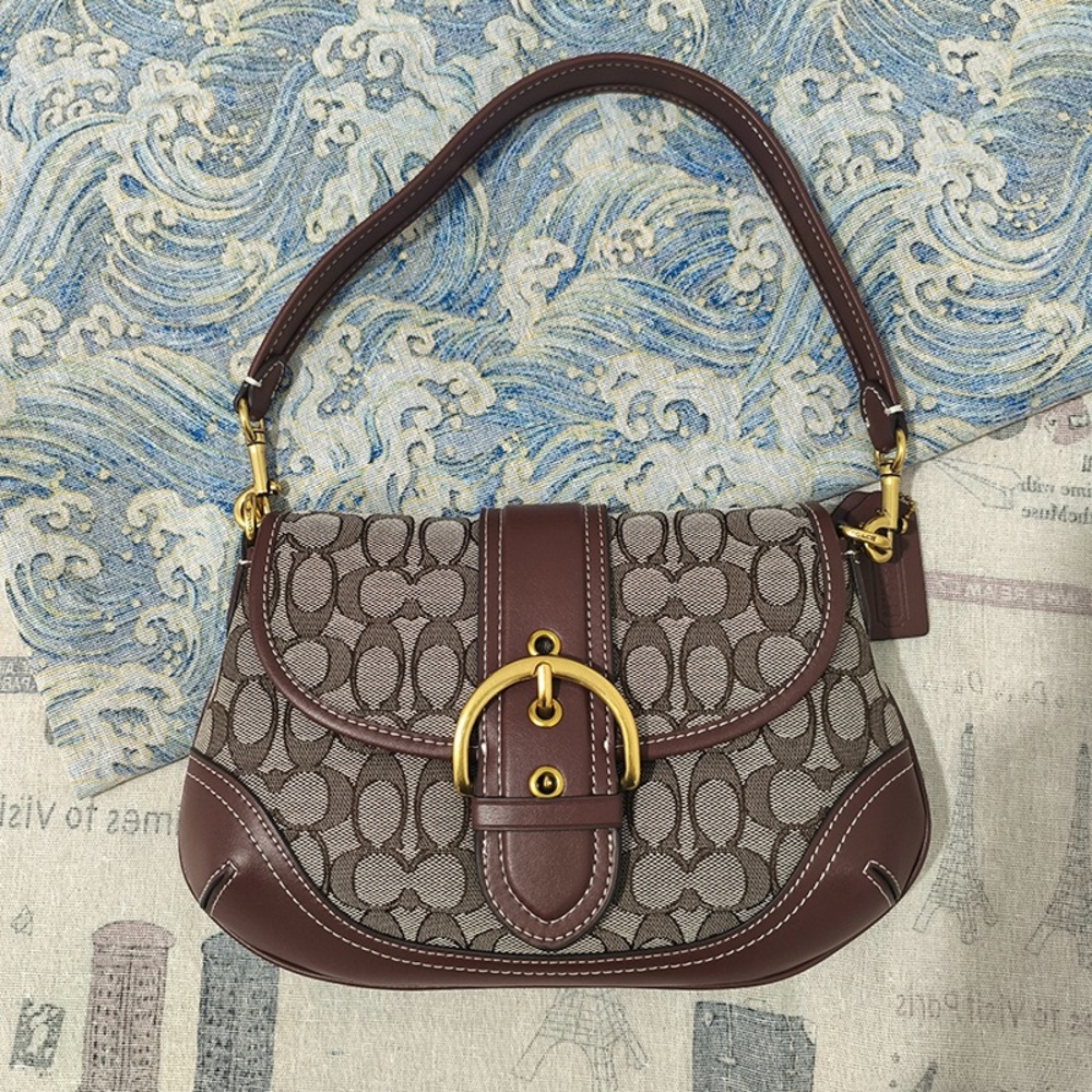 Coach Vintage C-Pattern Jacquard Underarm Bag